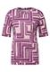 T-Shirt in Ausbrenner-Optik anemone pink