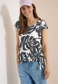 T-Shirt in Ausbrenner-Optik palm breeze green