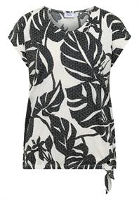 T-Shirt in Ausbrenner-Optik palm breeze green