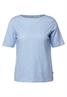 T-Shirt in Ausbrenner-Optik pastel blue