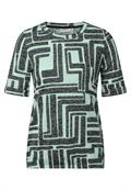 T-Shirt in Ausbrenner-Optik slate khaki