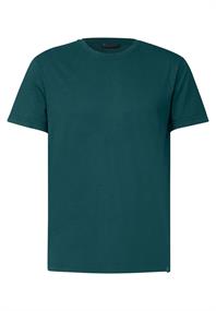 T-Shirt in gewaschener Optik oxford green
