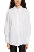 T-Shirt in Hemdblusen-Optik white