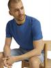 T-Shirt in Melange Optik mid blue nep inject melange