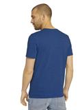 T-Shirt in Melange Optik mid blue nep inject melange