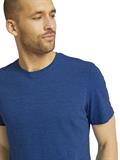 T-Shirt in Melange Optik mid blue nep inject melange