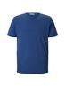 T-Shirt in Melange Optik mid blue nep inject melange