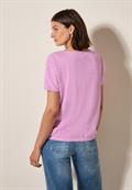 T-Shirt in Smok-Optik cherry blossom pink