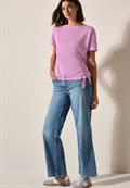 T-Shirt in Smok-Optik cherry blossom pink
