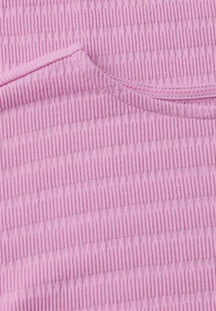 T-Shirt in Smok-Optik cherry blossom pink