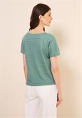 T-Shirt in Smok-Optik matcha green