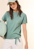 T-Shirt in Smok-Optik matcha green