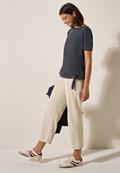 T-Shirt in Smok-Optik volcanic grey