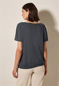 T-Shirt in Smok-Optik volcanic grey