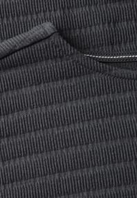 T-Shirt in Smok-Optik volcanic grey