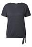 T-Shirt in Smok-Optik volcanic grey