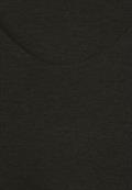 T-Shirt in Unifarbe bassy olive