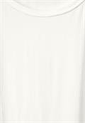 T-Shirt in Unifarbe off white