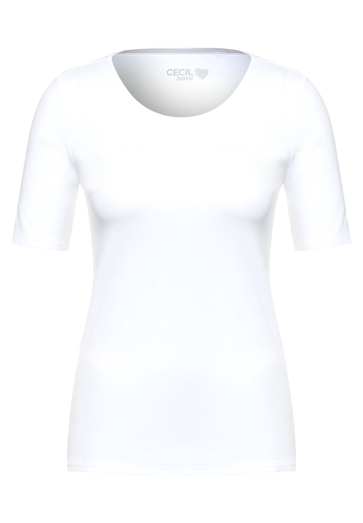 online bei Unifarbe bequem deep Damen Cecil blue T-Shirt in T-Shirt kaufen