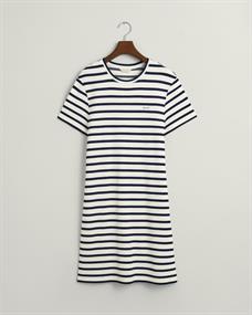 T-Shirt-Kleid mit Streifen classic blue