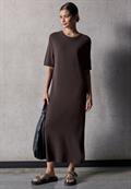 T-Shirt Kleid plummy brown