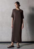T-Shirt Kleid plummy brown