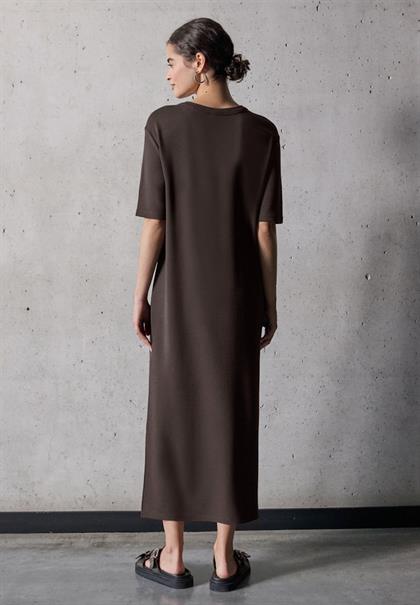 T-Shirt Kleid plummy brown
