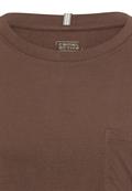 T-Shirt mit 3/4-Ärmeln brown
