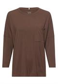 T-Shirt mit 3/4-Ärmeln brown