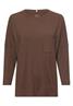 T-Shirt mit 3/4-Ärmeln brown