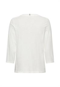 T-Shirt mit 3/4-Ärmeln milkwhite