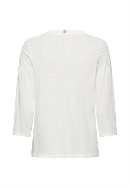 T-Shirt mit 3/4-Ärmeln milkwhite