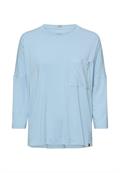 T-Shirt mit 3/4-Ärmeln soft blue