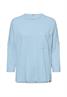 T-Shirt mit 3/4-Ärmeln soft blue