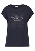 T-Shirt mit Artwork night sky blue