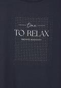 T-Shirt mit Artwork night sky blue