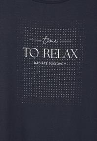 T-Shirt mit Artwork night sky blue