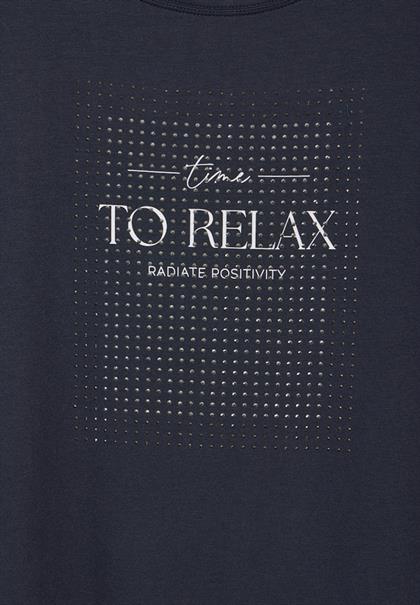 T-Shirt mit Artwork night sky blue