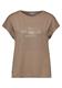 T-Shirt mit Artwork rich mocha