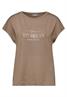 T-Shirt mit Artwork rich mocha