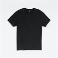 T-Shirt mit Backprint dk black