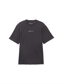 T-Shirt mit Bio-Baumwolle coal grey