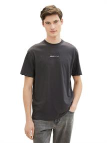 T-Shirt mit Bio-Baumwolle coal grey