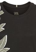 T-Shirt mit Blumenprint aus Baumwolle caviar flower placem