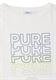 T-Shirt mit Boat Neck und Frontprint vanilla white