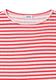 T-Shirt mit Boatneck und Streifen fresh red