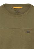 T-Shirt mit Brusttasche deep olive
