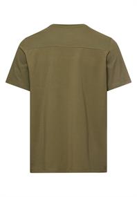 T-Shirt mit Brusttasche deep olive