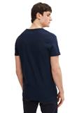 T-Shirt mit Brusttasche sky captain blue