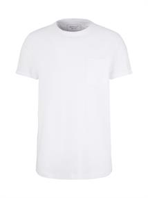 T-Shirt mit Brusttasche white